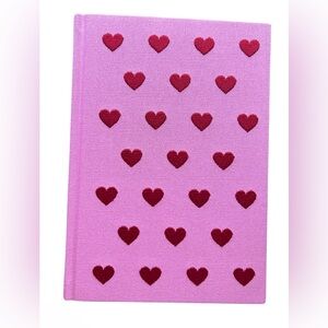 Red and Pink Heart Notebook Journal Nwt
